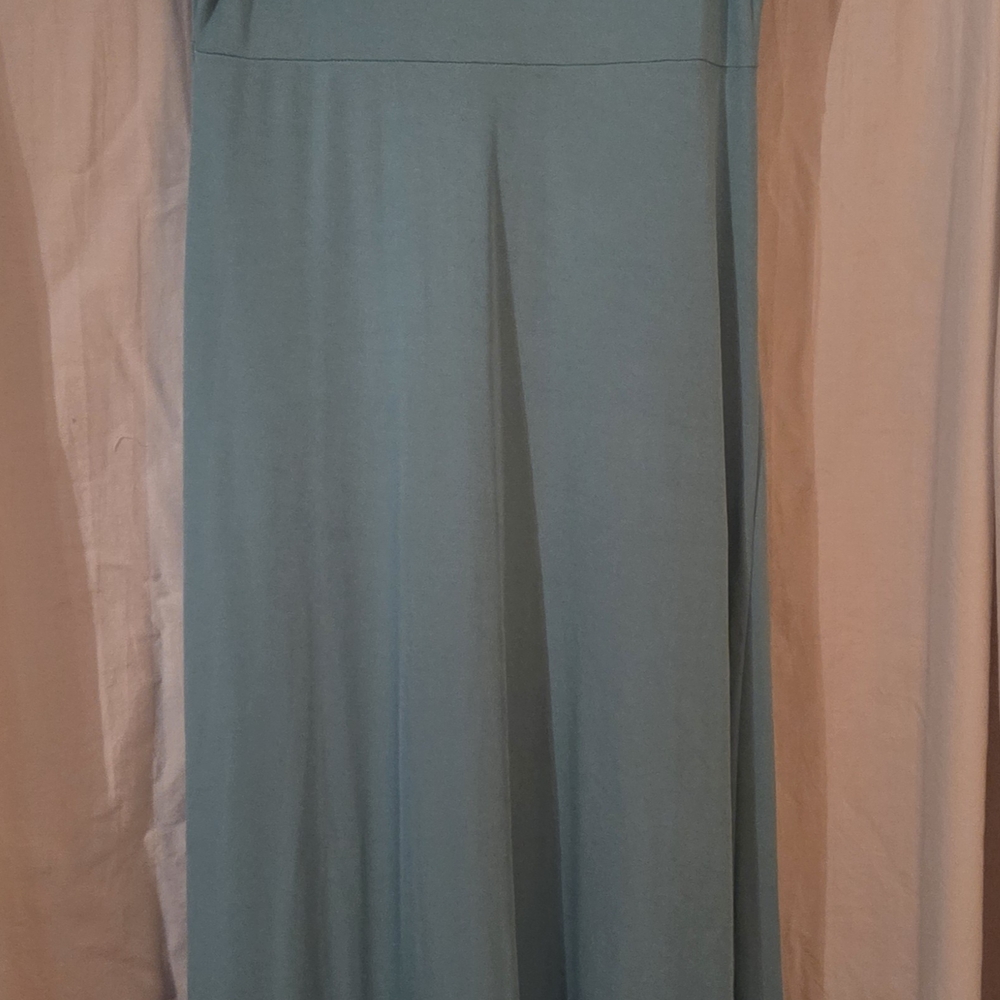 Elegant Turquoise Women's Maxi Dress